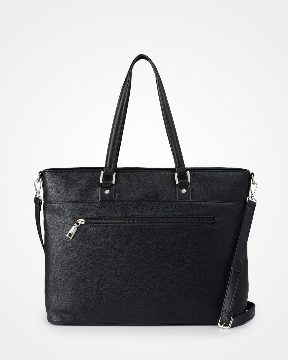 Trish Laptop Tote Work Bag With Crossbody Strap-Handbags-PEROZ Accessories