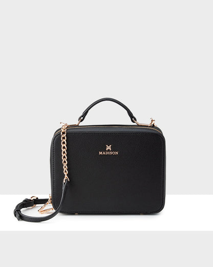 Isla Top Handle Crossbody Box Bag-PEROZ Accessories