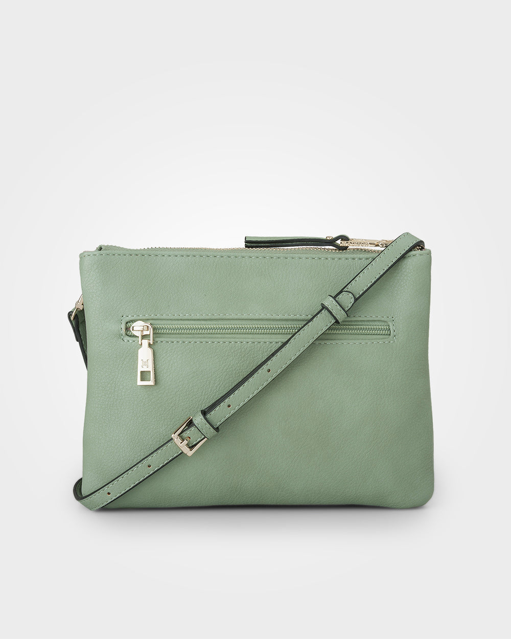 Charlotte Double Zip Crossbody Bag-Handbags-PEROZ Accessories