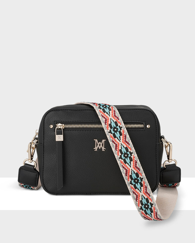 Molly Camera Crossbody Bag + Aztec Bag Strap-PEROZ Accessories