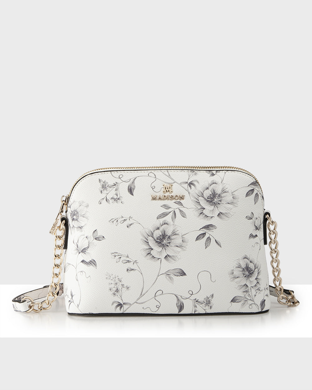 Salli Curve Zip Top Crossbody Bag-PEROZ Accessories