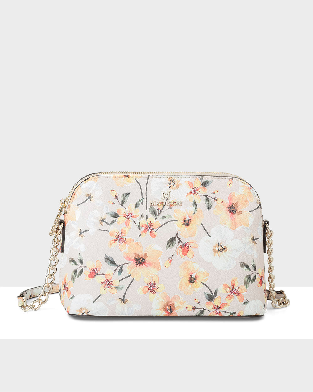 Salli Curve Zip Top Crossbody Bag-PEROZ Accessories