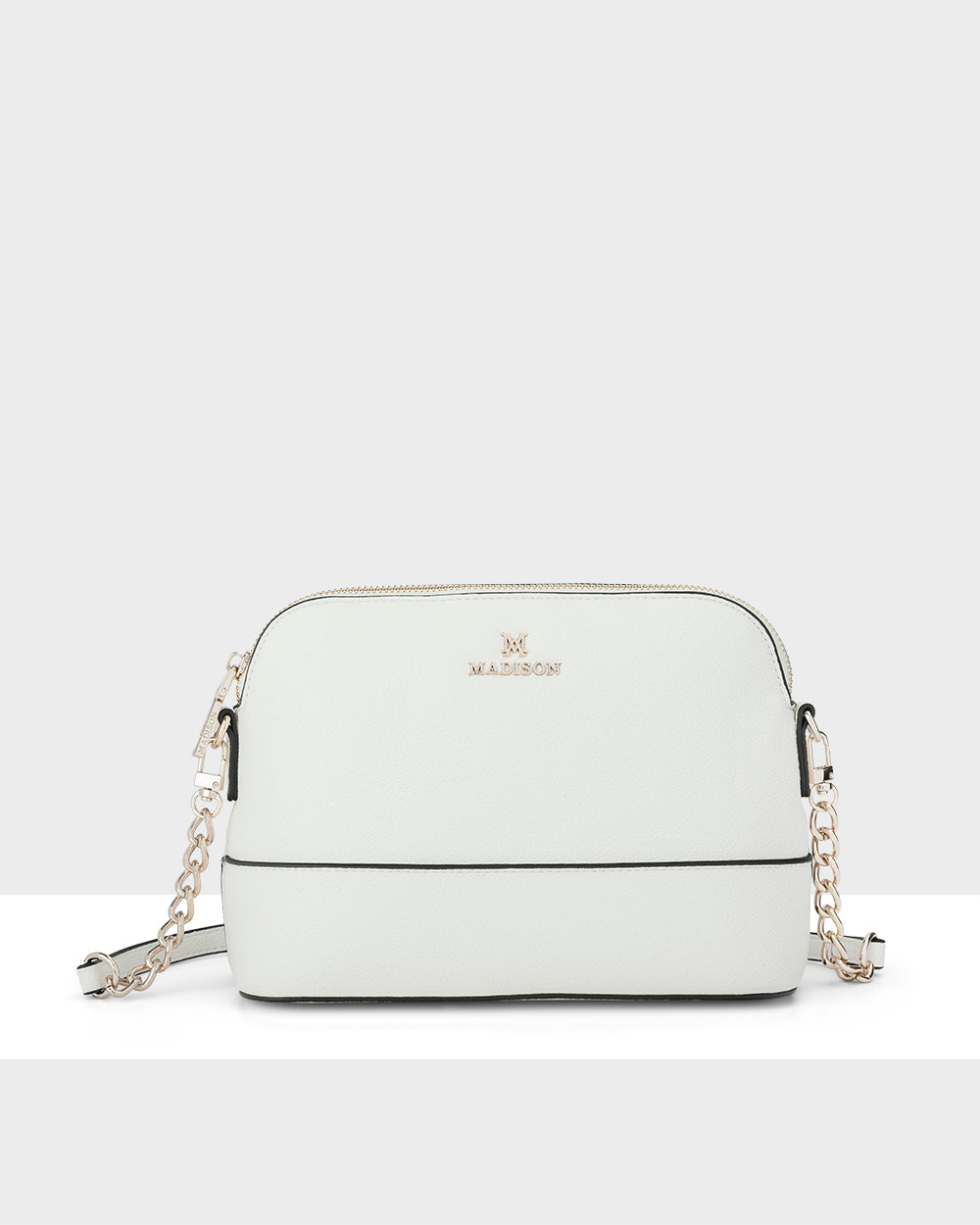 Salli Curve Zip Top Crossbody Bag-Crossbody Bags-PEROZ Accessories