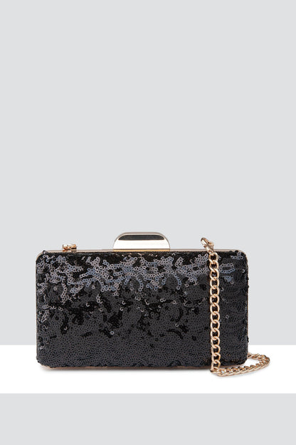 Lola Sequin Minaudiere Clutch Bag-PEROZ Accessories