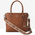 Angie Medium 3 Compartment Satchel Bag + Aztec Bag Strap-PEROZ Accessories