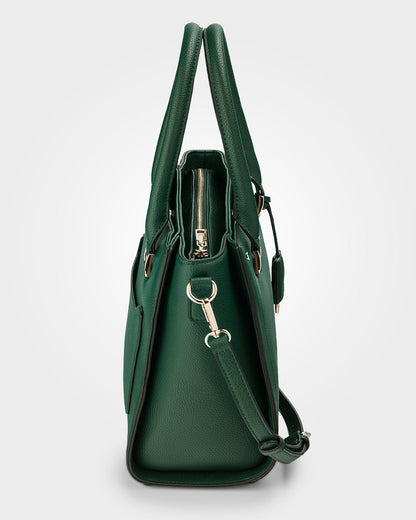 Angie Medium 3 Compartment Satchel Bag-Satchel Bags-PEROZ Accessories