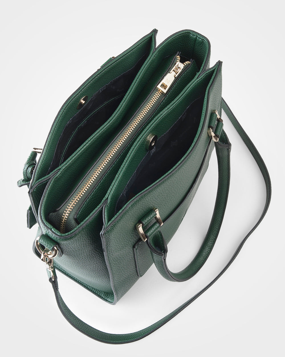 Angie Medium 3 Compartment Satchel Bag-Satchel Bags-PEROZ Accessories