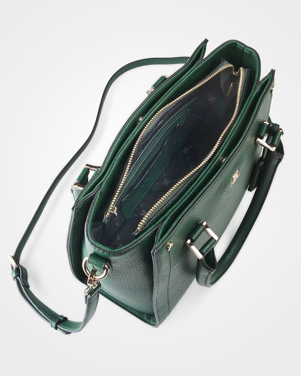 Angie Medium 3 Compartment Satchel Bag-Satchel Bags-PEROZ Accessories