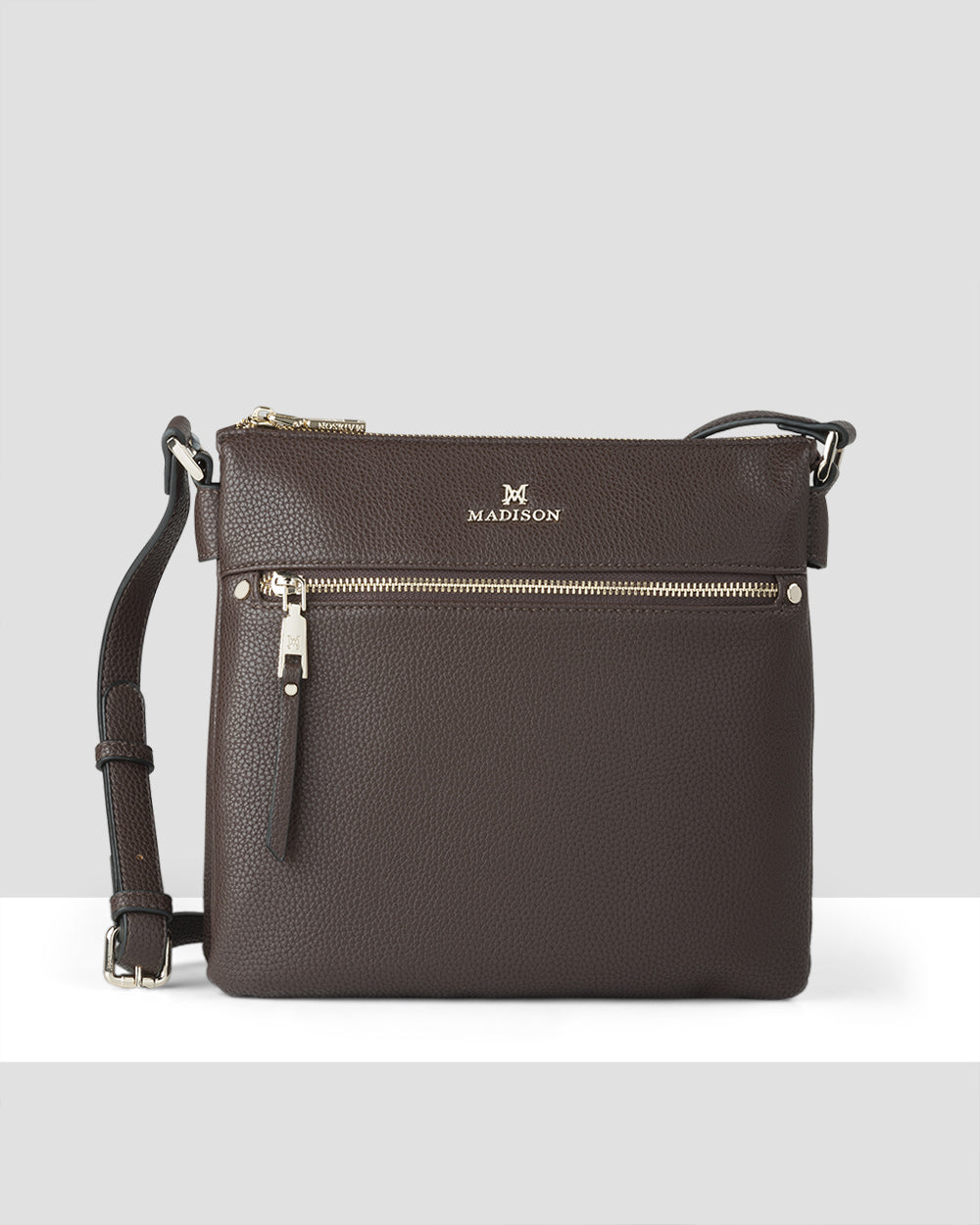 Renee Zip Top 2 Compartment Crossbody Bag-PEROZ Accessories