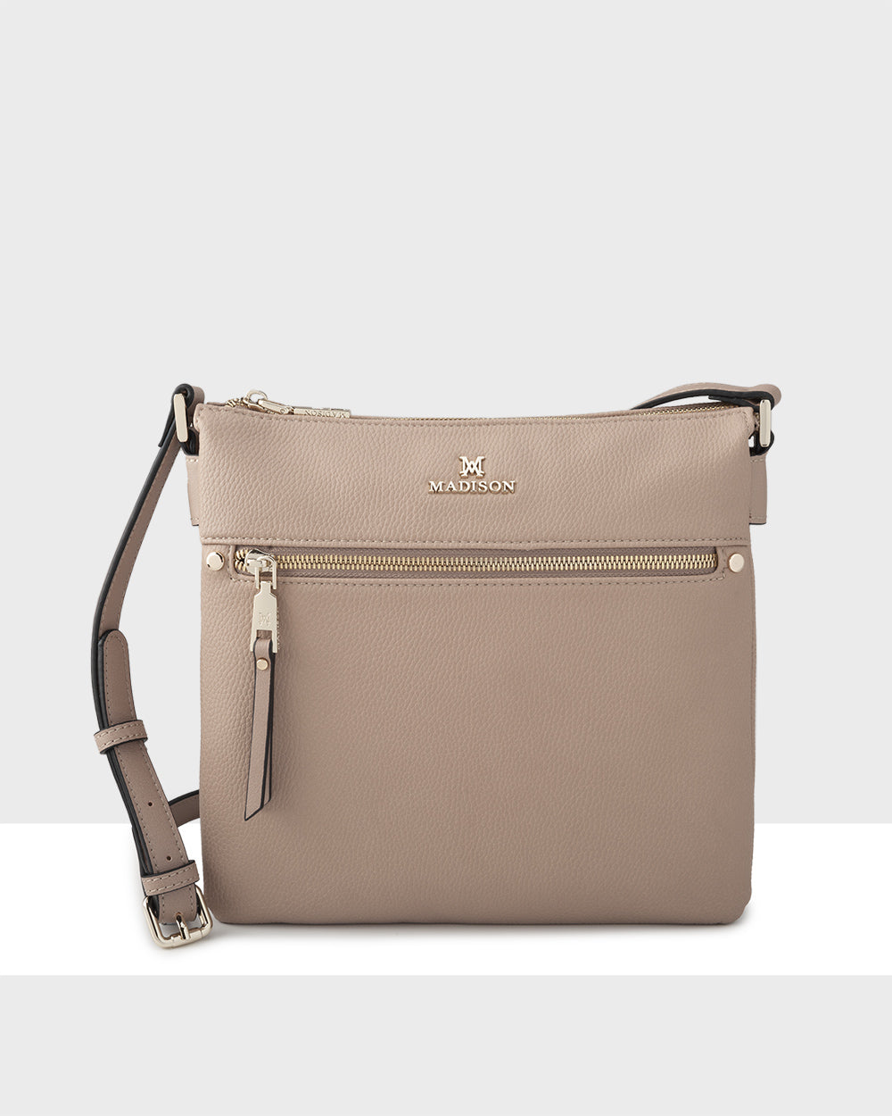 Renee Zip Top 2 Compartment Crossbody Bag-PEROZ Accessories