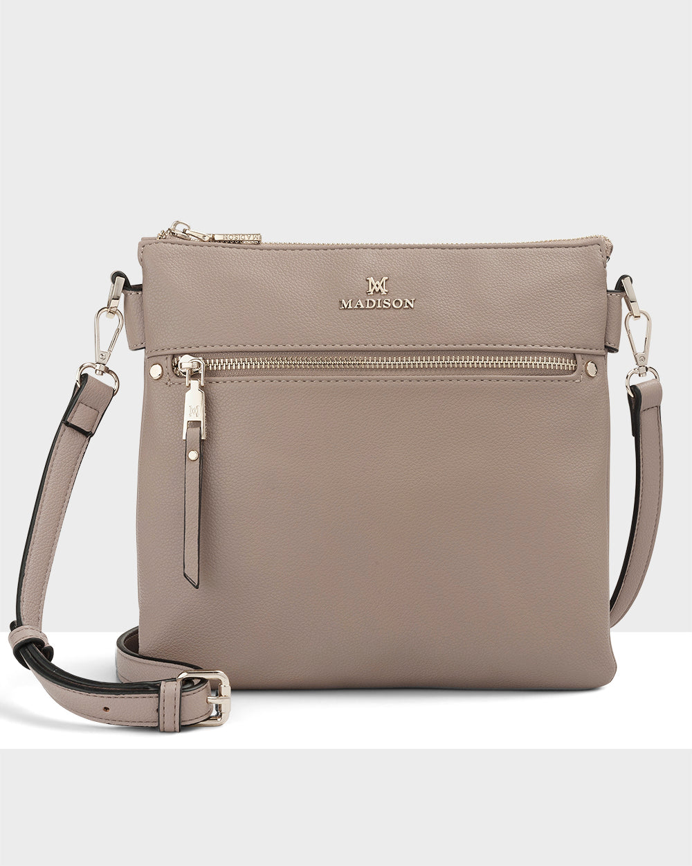 Renee Zip Top 2 Compartment Crossbody Bag-Crossbody Bags-PEROZ Accessories