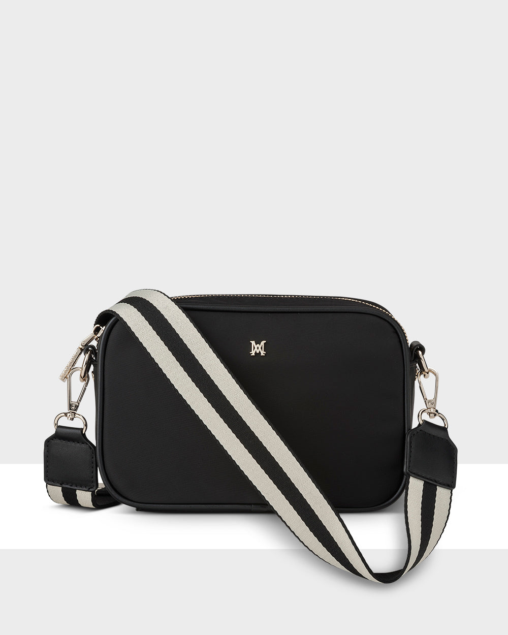 Monica Nylon Camera Crossbody Bag + Stripe Bag Strap-PEROZ Accessories