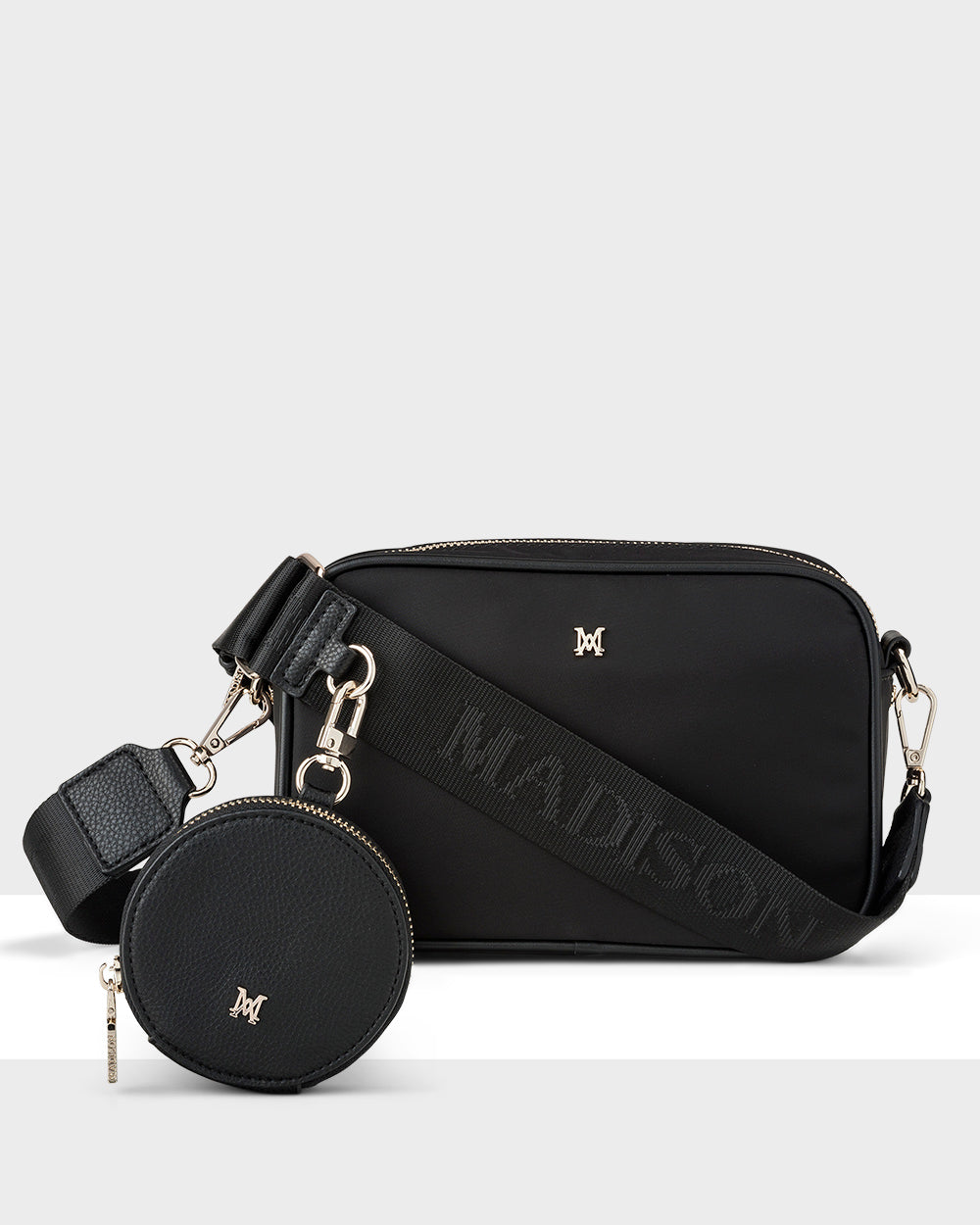 Monica Nylon Camera Crossbody Bag + Utility Bag Strap-PEROZ Accessories