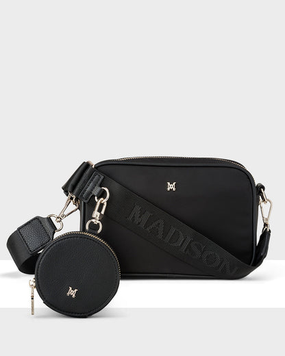 Monica Nylon Camera Crossbody Bag + Utility Bag Strap-PEROZ Accessories