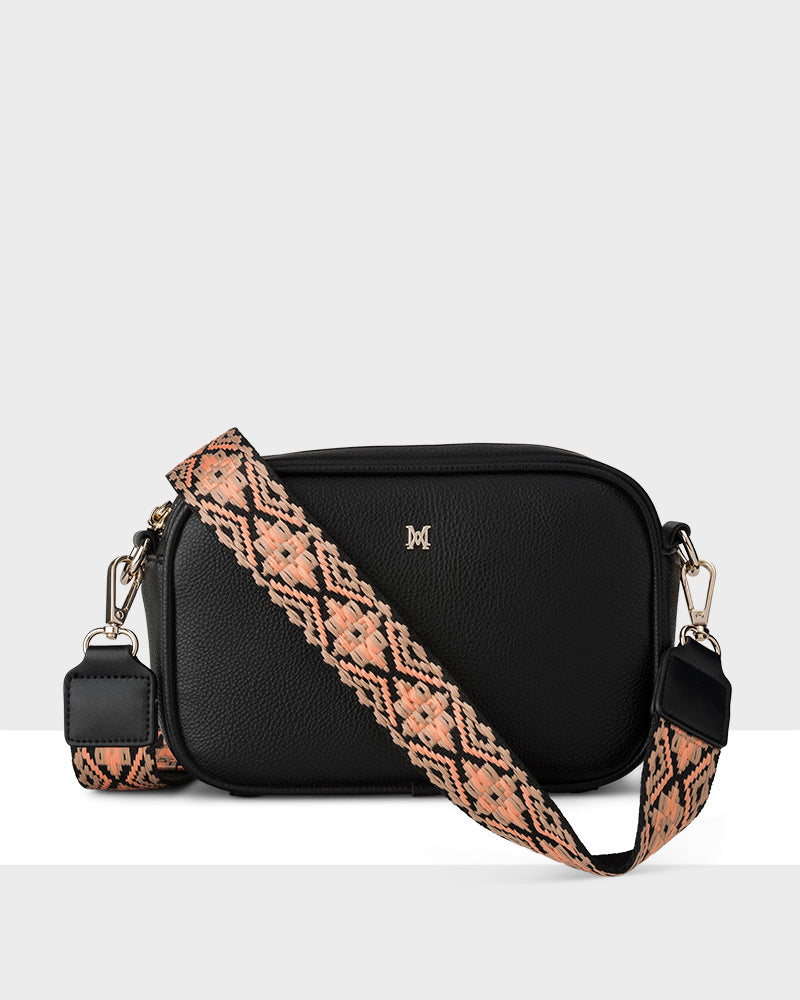 Monica Camera Crossbody Bag + Aztec Bag Strap-PEROZ Accessories