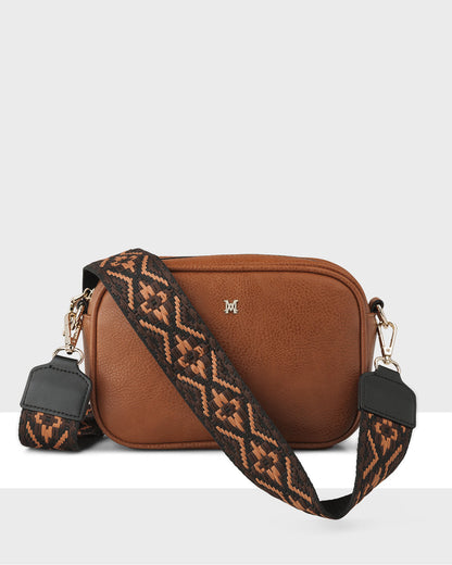 Monica Camera Crossbody Bag + Aztec Bag Strap-PEROZ Accessories