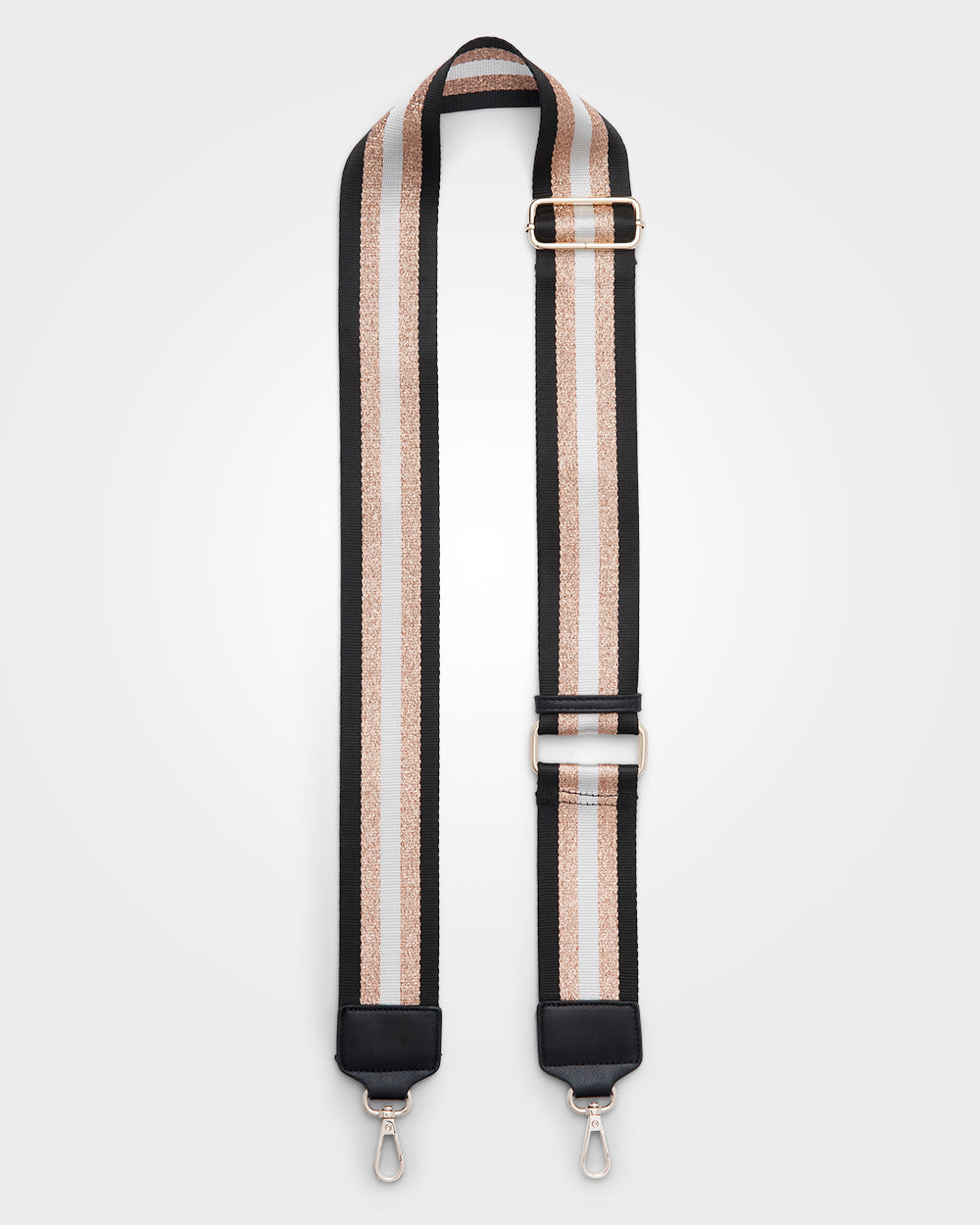 Metallic Stripe Bag Strap-Accessories-PEROZ Accessories