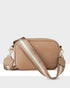 Monica Camera Crossbody Bag + Metallic Stripe Bag Strap-Handbags-PEROZ Accessories