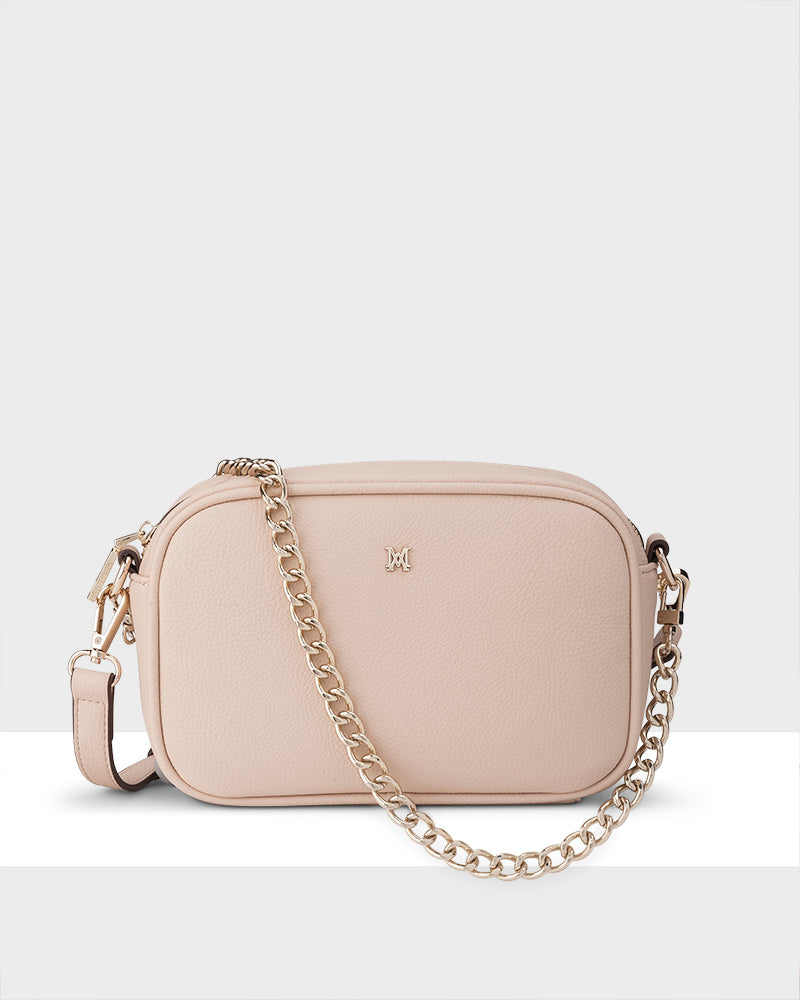 Monica Camera Crossbody Bag + Chain Strap Bag Strap-PEROZ Accessories