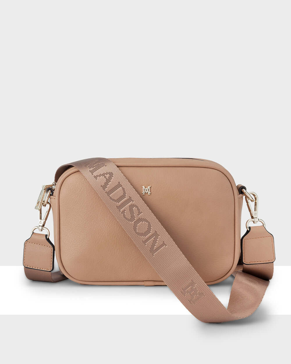 Monica &quot;Wear It 3 Ways&quot; Giftbox - Metallic Stripe, Monogram &amp; Matching Bag Strap-Gift-PEROZ Accessories