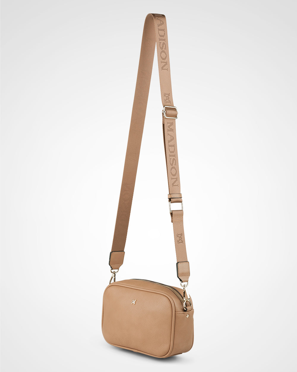 Monica Camera Crossbody Bag + Monogram Bag Strap-Handbags-PEROZ Accessories