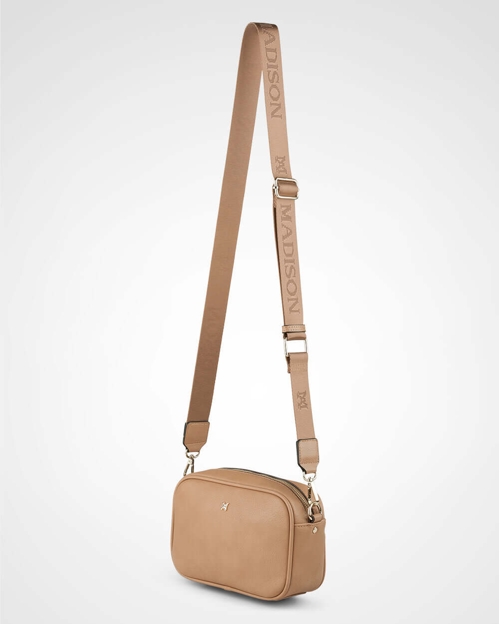Monica &quot;Wear It 3 Ways&quot; Giftbox - Metallic Stripe, Monogram &amp; Matching Bag Strap-Gift-PEROZ Accessories