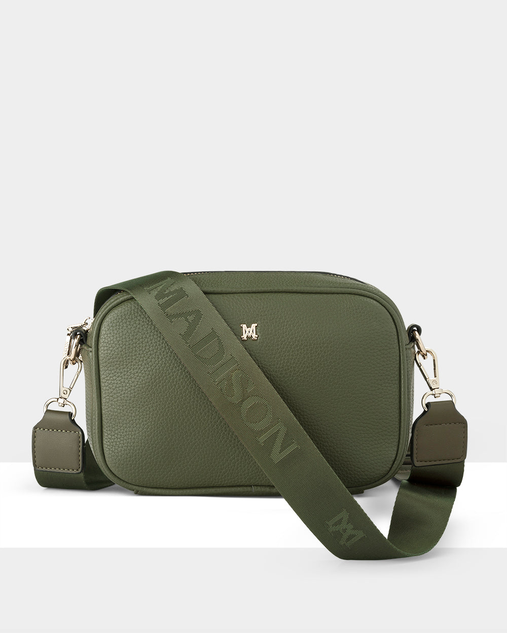 Monica Camera Crossbody Bag + Monogram Bag Strap-Handbags-PEROZ Accessories