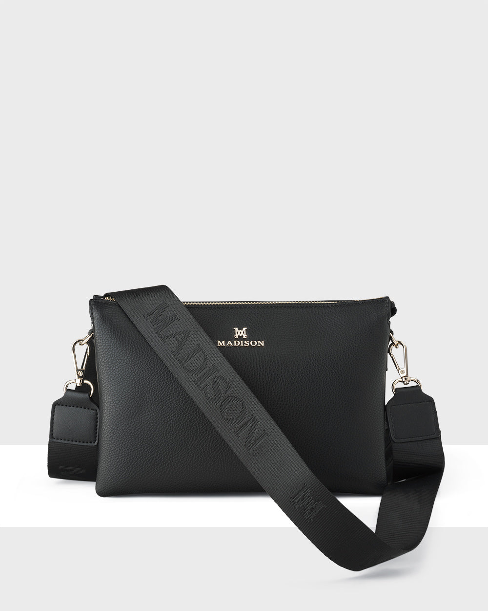 Avery 3 Compartment Crossbody Bag + Monogram Bag Strap-PEROZ Accessories