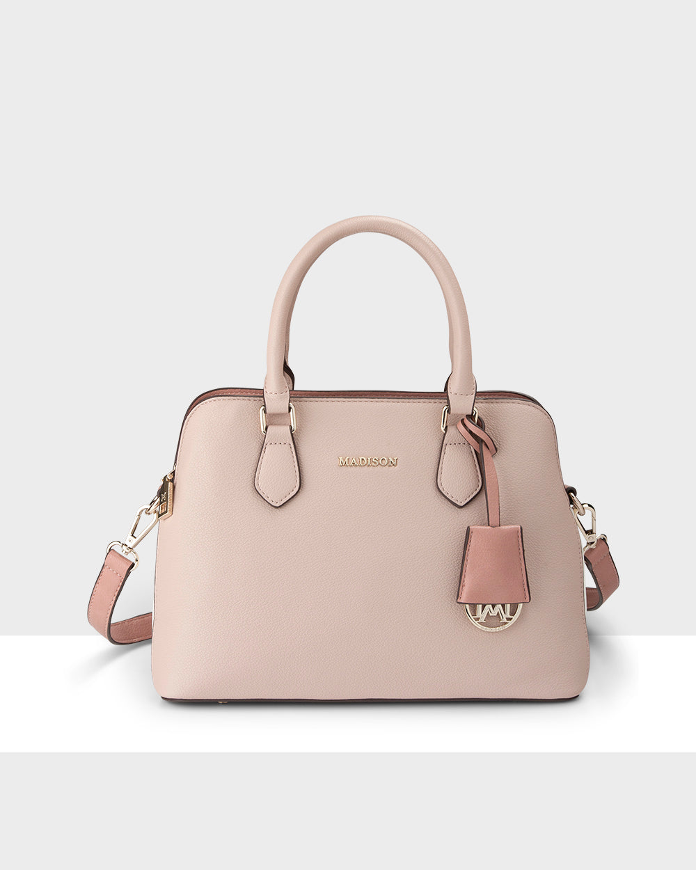 Tilli 3 Compartment Curve Top Satchel Bag-PEROZ Accessories