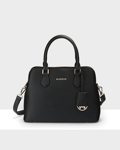 Tilli 3 Compartment Curve Top Satchel Bag-PEROZ Accessories