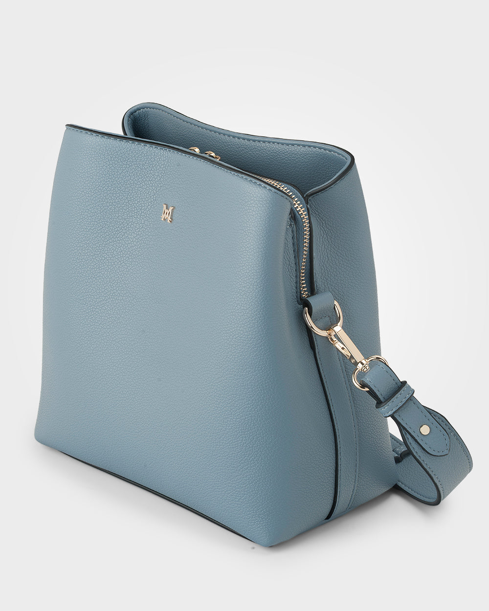 Danni Small 3 Compartment Bucket Crossbody Bag-Handbags-PEROZ Accessories