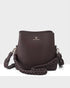 Joanie 3 Compartment Crossbody Bucket Bag + Plait Strap-PEROZ Accessories