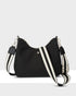 Olivia Nylon Crescent Crossbody Bag + Stripe Bag Strap-PEROZ Accessories