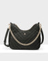 Olivia V-Stitch Hobo Crossbody With Chain Strap-PEROZ Accessories