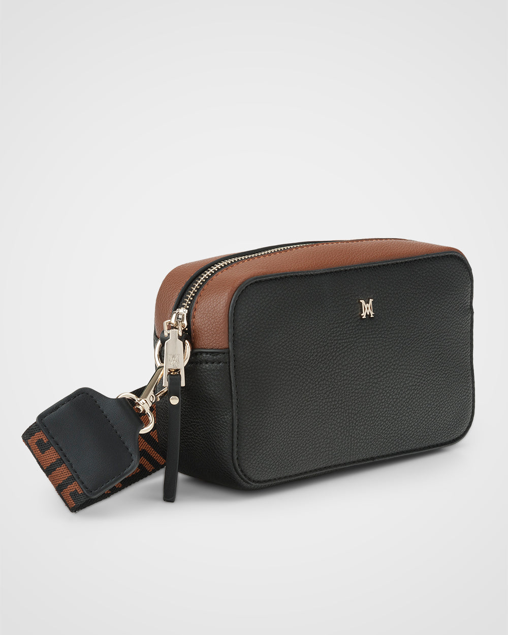 Madison Rima Boxy Small Camera Bag With Graphic Strap-Handbags-PEROZ Accessories
