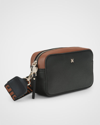 Madison Rima Boxy Small Camera Bag With Graphic Strap-Handbags-PEROZ Accessories