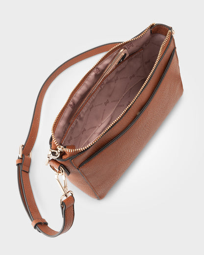 Eden Zip Top Crossbody Bag-Handbags-PEROZ Accessories