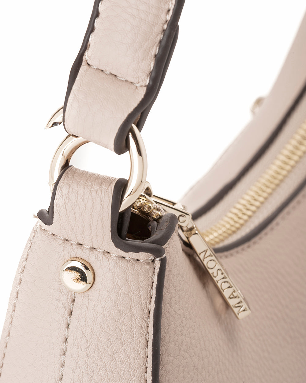 Jo Convertible Small Hobo Shoulder Bag With Monogram Crossbody Strap-Handbags-PEROZ Accessories