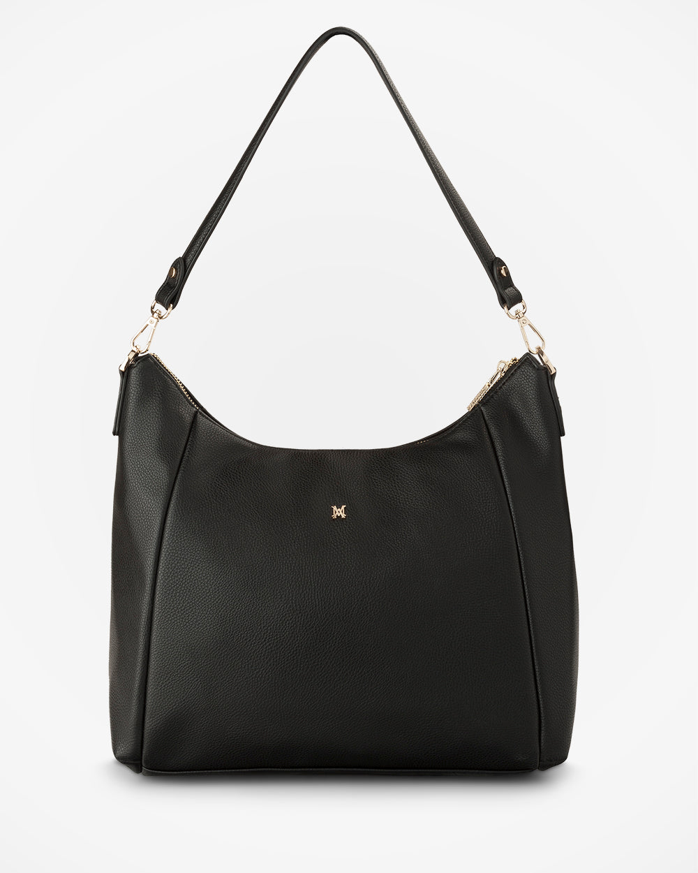 Raquel Soft Large Zip Pocket Hobo Shoulder Bag-Handbags-PEROZ Accessories