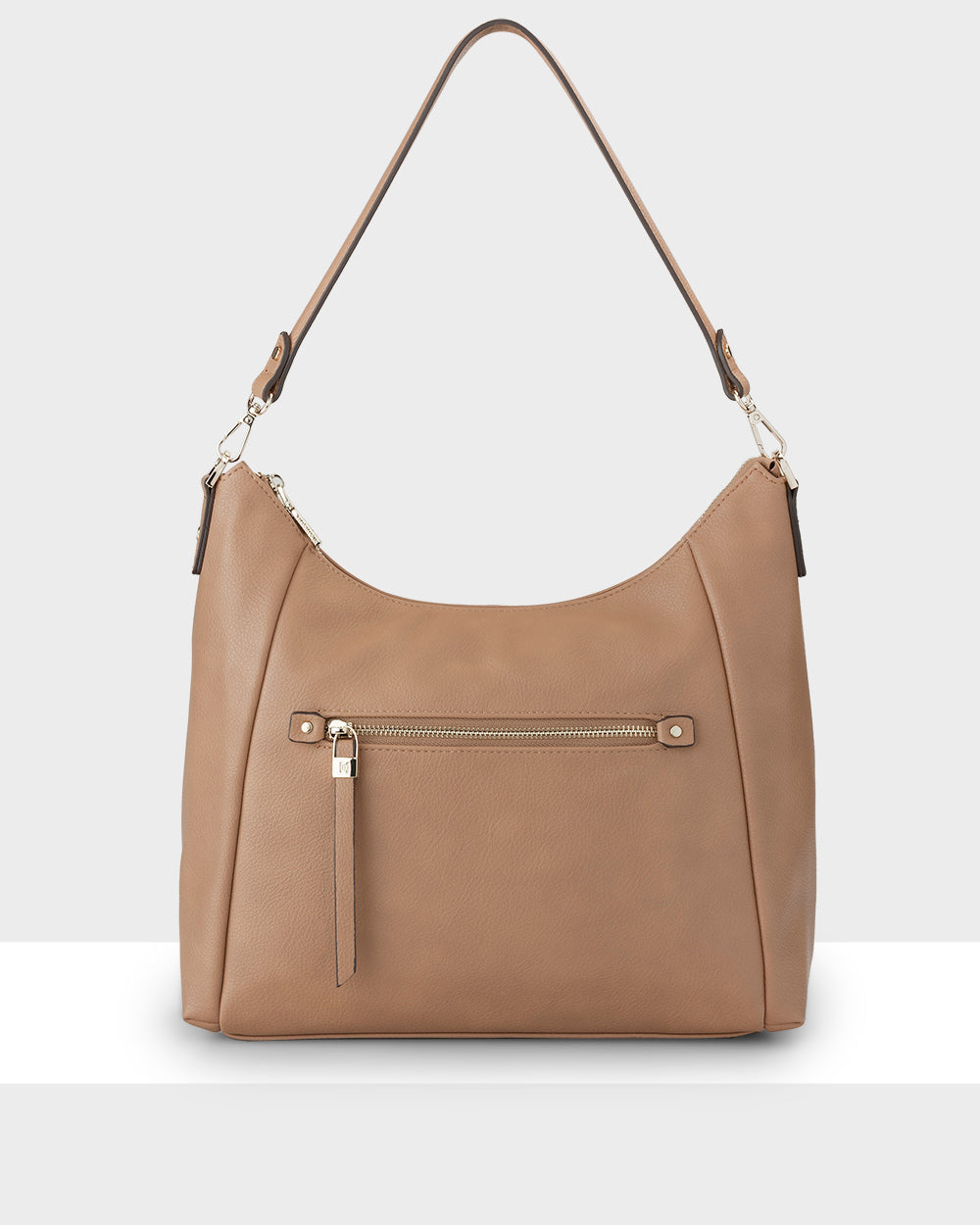 Raquel Soft Large Zip Pocket Hobo Shoulder Bag-Handbags-PEROZ Accessories
