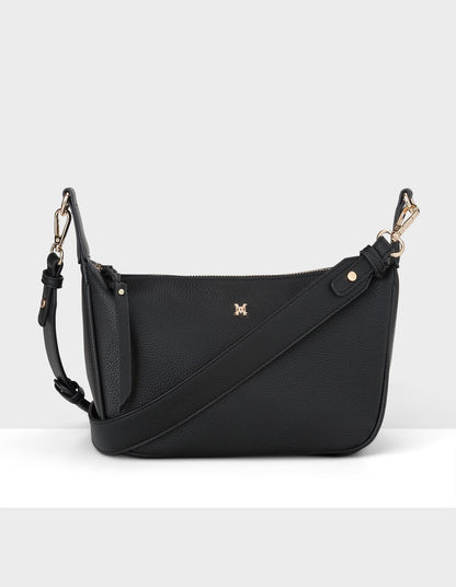 Ella Zip Top Crossbody Bag With Plait Zip Puller Detail-Handbags-PEROZ Accessories