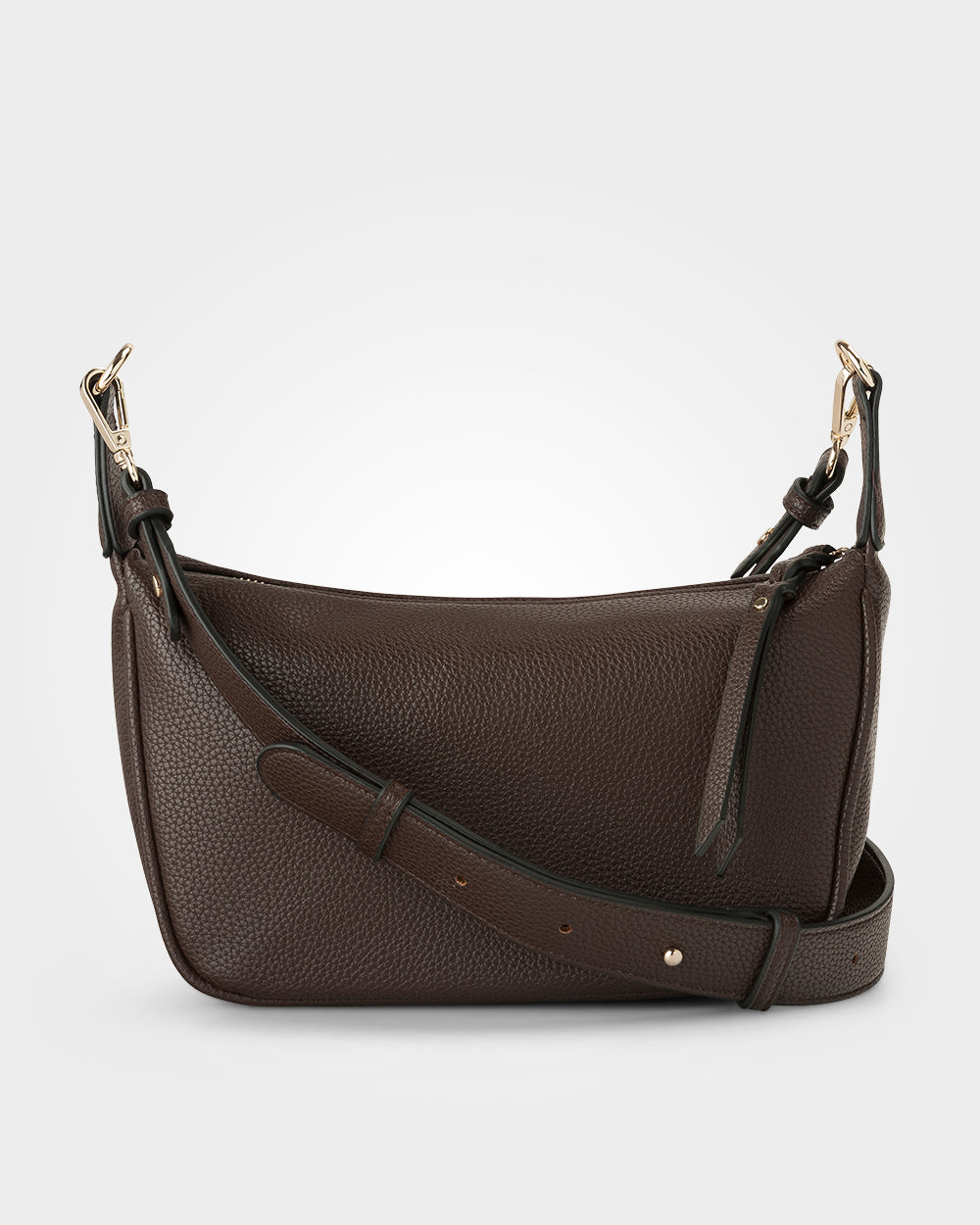 Ella Zip Top Crossbody Bag With Plait Zip Puller Detail-Handbags-PEROZ Accessories