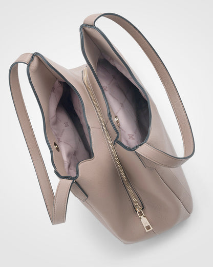 Angela Large 3 Compartment Scoop Hobo Soft Shoulder Bag-Handbags-PEROZ Accessories