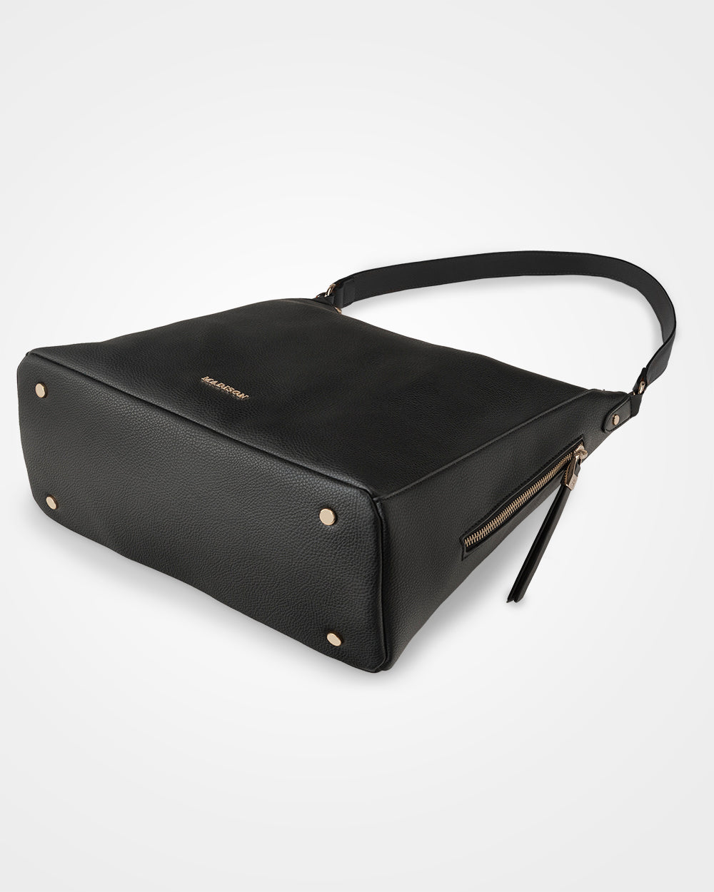 Renata Large Hobo Shoulder Bag With Crossbody Strap-Handbags-PEROZ Accessories