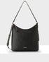 Renata Large Hobo Shoulder Bag With Crossbody Strap-Handbags-PEROZ Accessories