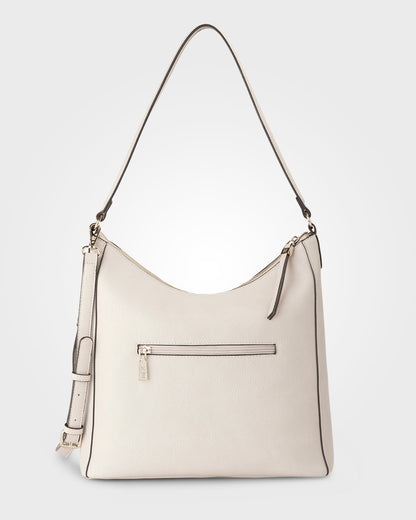 Renata Large Hobo Shoulder Bag With Crossbody Strap-Handbags-PEROZ Accessories
