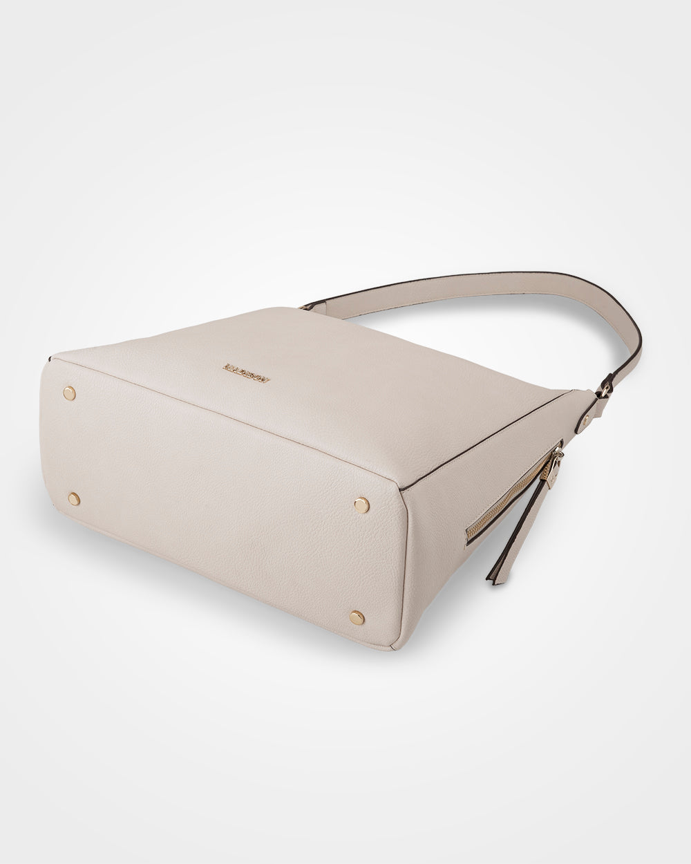 Renata Large Hobo Shoulder Bag With Crossbody Strap-Handbags-PEROZ Accessories