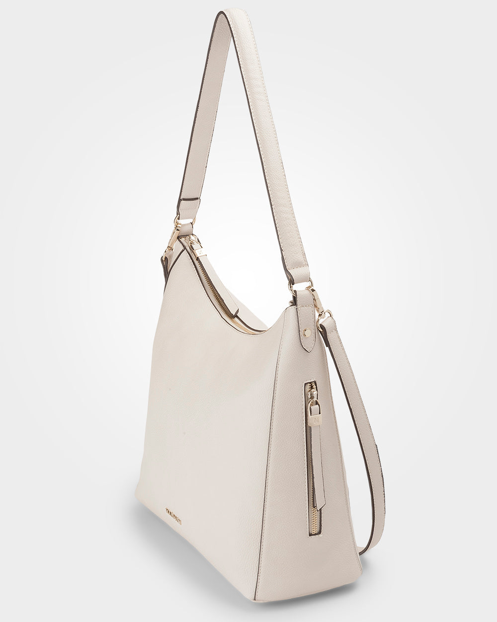 Renata Large Hobo Shoulder Bag With Crossbody Strap-Handbags-PEROZ Accessories