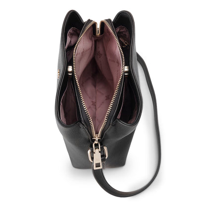 Danni Small 3 Compartment Bucket Crossbody Bag-Handbags-PEROZ Accessories