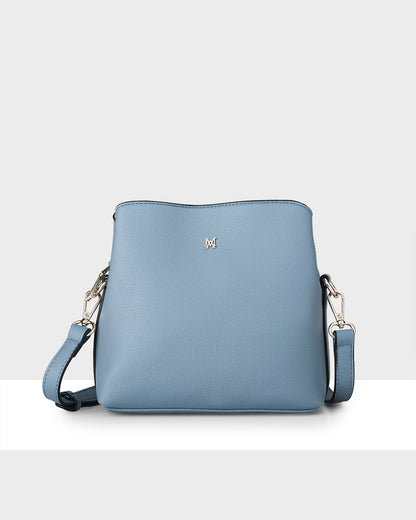 Danni Small 3 Compartment Bucket Crossbody Bag-Handbags-PEROZ Accessories